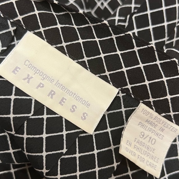 Polyester Diamond Printed Midi Skirt - Picture 2 of 2